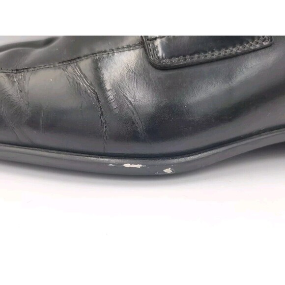 Salvatore Ferragamo Mens 9‎ D Italian Black Leather Shoe Loafers main image 14